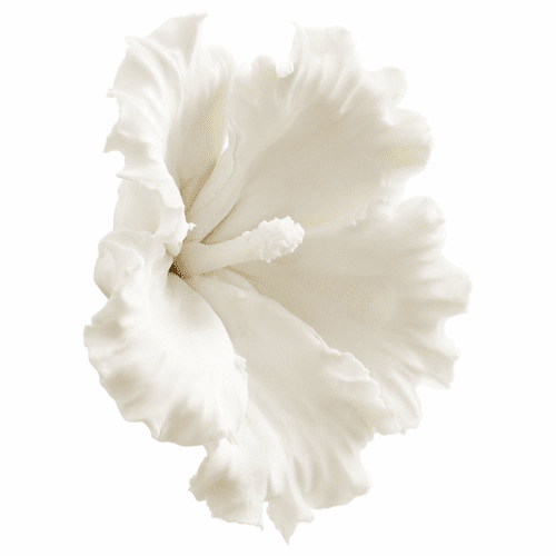 Cyan Medium Primrose Wall Decor - White - 10281