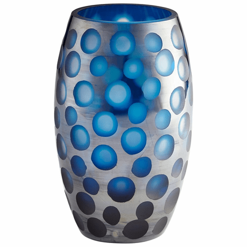 Cyan Medium Quest Vase - Blue - 09460