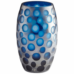 Cyan Medium Quest Vase - Blue - 09460