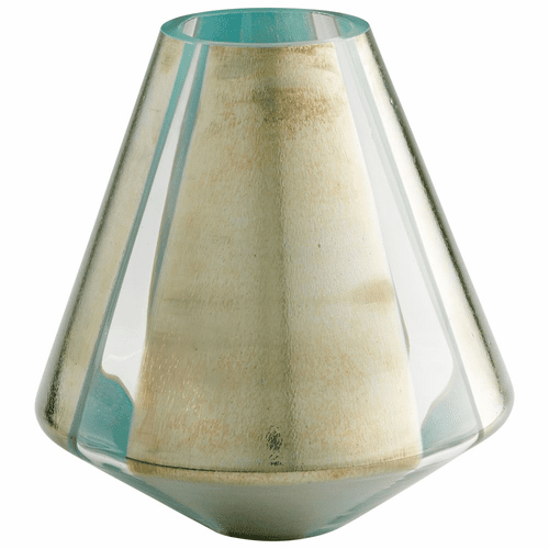 Cyan Medium Stargate Vase - Green - 07835