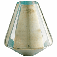 Cyan Medium Stargate Vase - Green - 07835