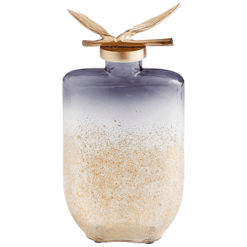 Cyan Midnight Mystic Container - Gold Dust - 10638