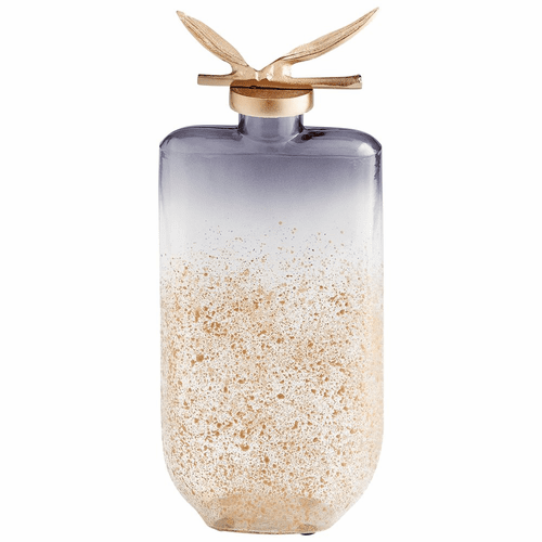 Cyan Midnight Mystic Container - Gold Dust - 10639