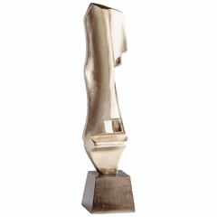 Cyan Muse Sculpture - Nickel - 10188