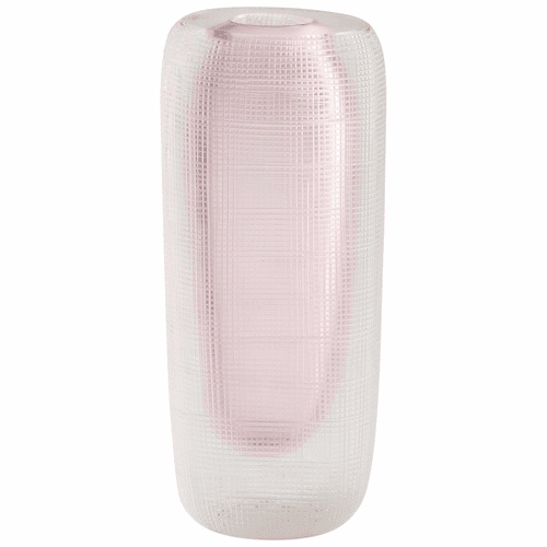 Cyan Neso Vase - Pink and Clear - 10299