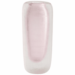 Cyan Neso Vase - Pink and Clear - 10299