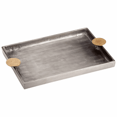 Cyan Obscura Tray - Silver and Gold - 10736