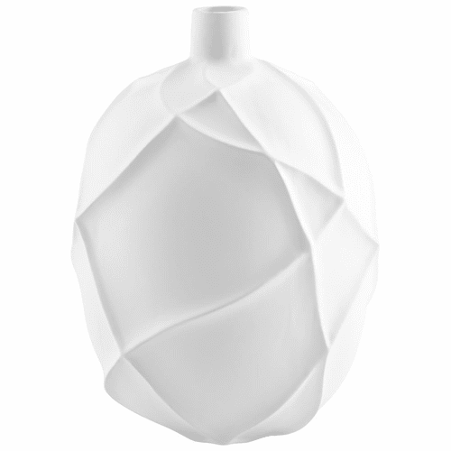 Cyan Pedregal Vase - White - 10926