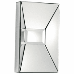 Cyan Pentallica Rectangle Mirror - Clear - 06381