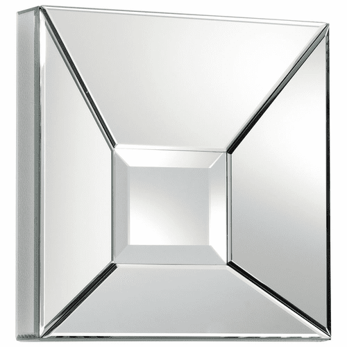 Cyan Pentallica Square Mirror - Clear - 06382