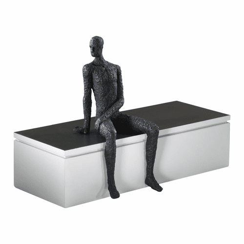 Cyan Posing Man Shelf Decor - Old World - 01902