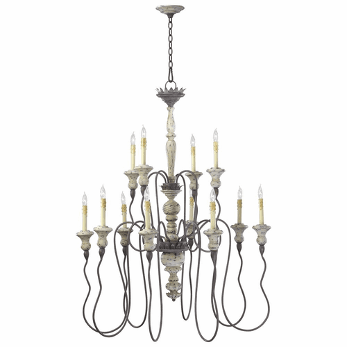 Cyan Provence Twelve Lamp Chandelier - Carriage House - 6513-12-43