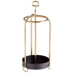Cyan Rain Rain Go Away Umbrella Stand - Brass - 08980