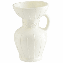 Cyan Ravine Vase - White - 10673