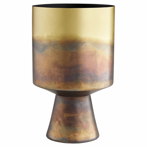 Cyan Rhizome #1 Planter - Gold - 11162