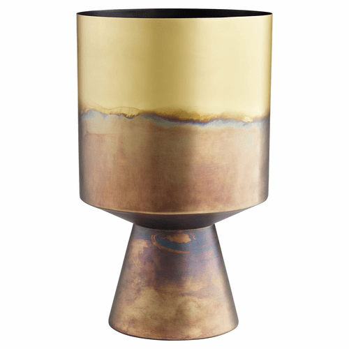 Cyan Rhizome #2 Planter - Gold - 11163