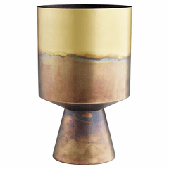 Cyan Rhizome #2 Planter - Gold - 11163