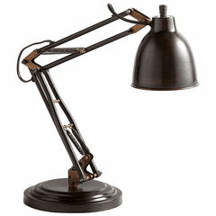Cyan Right Radius Table Lamp - Bronze - 10661