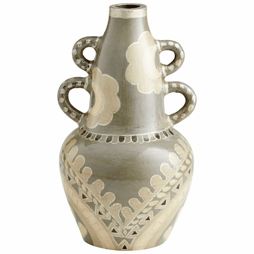 Cyan Rocky Valley Vase - Olive Green - 10681