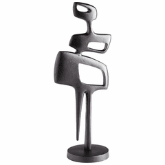 Cyan Rossastri Sculpture - Matte Black - 10735 Cyan Rossastri Sculpture - Matte Black - 10735