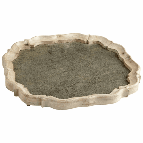 Cyan Rustica Tray - White Patina - 08231