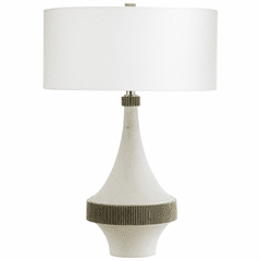 Cyan Saratoga Table Lamp w/LED - White - 10960-1