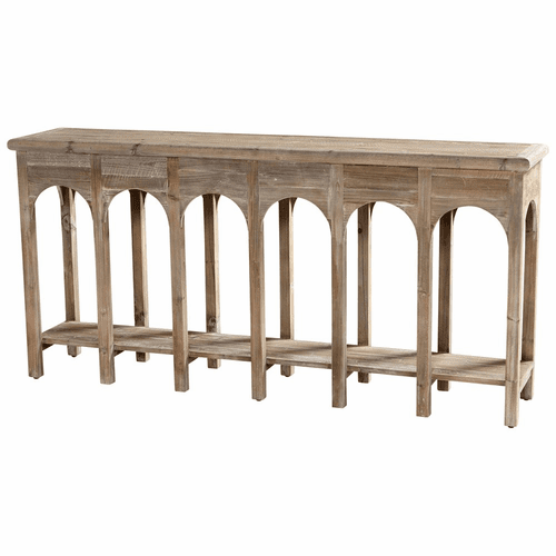 Cyan Sardinia Console Table - Weathered Pine - 10504