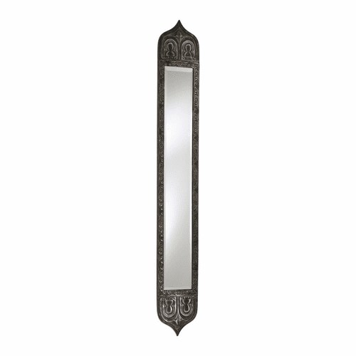 Cyan Skinny Tall Mirror - Rustic With Verde - 01338