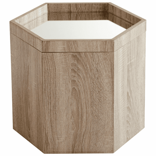 Cyan Sm. Honeycomb Tray Table - Oak Veneer - 09886