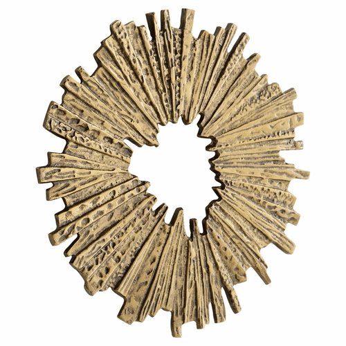 Cyan Small Abra Wall Decor - Antique Brass - 11300