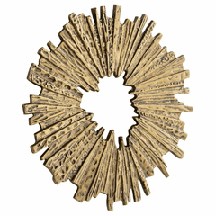 Cyan Small Abra Wall Decor - Antique Brass - 11300