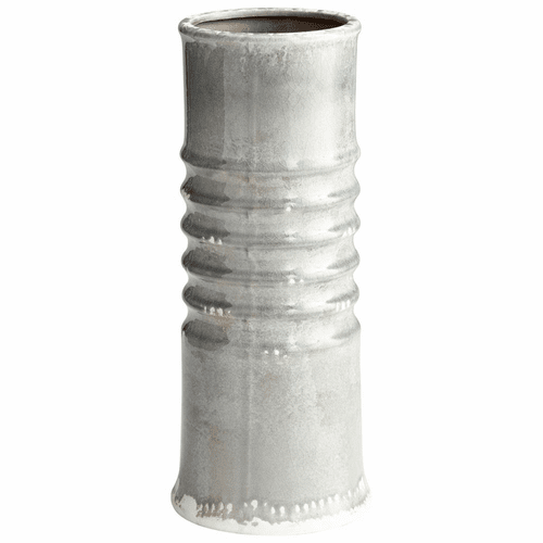 Cyan Small Accordion Planter - Green Crackle - 08753