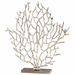 Cyan Small Ariana Sculpture - Nickel and Bronze - 09813