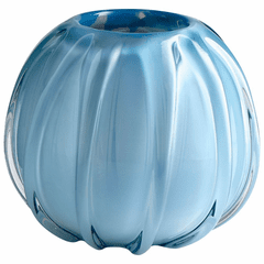 Cyan Small Artic Chill Vase - Blue - 09194