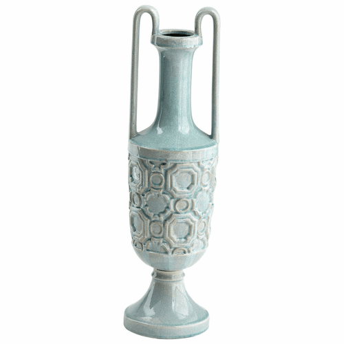 Cyan Small August Sky Vase - Teal - 08698
