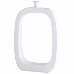 Cyan Small Beyond The Pale Vase - White - 05985