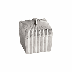 Cyan Small Buckingham Container - Silver - 09948