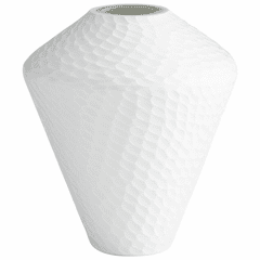 Cyan Small Buttercream Vase - White - 07315