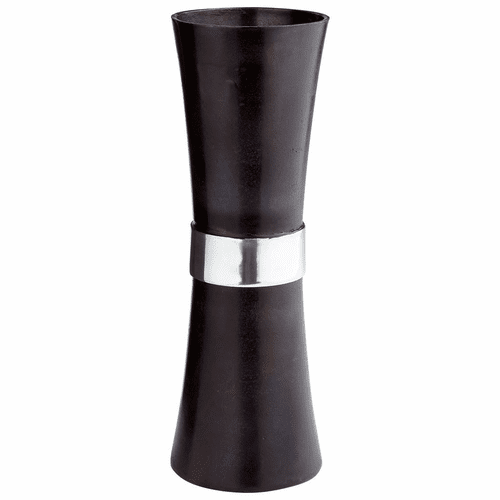 Cyan Small Catalina Vase - Bronze and Blue - 08294