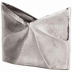 Cyan Small Clarice Vase - Raw Nickel - 07196 Cyan Small Clarice Vase - Raw Nickel - 07196