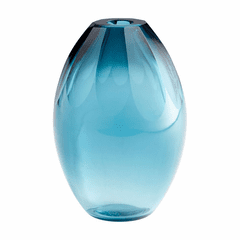 Cyan Small Cressida Vase - Blue - 10311