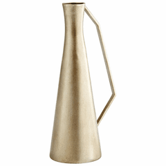 Cyan Small Dhaka Vase - Nickel - 09861