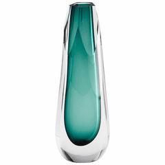 Cyan Small Galatea Vase - Green - 10295