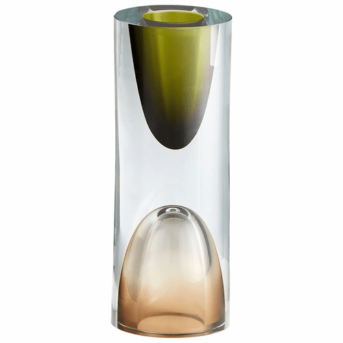 Cyan Small Majeure Vase - Brown and Green - 10017