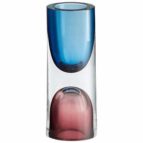 Cyan Small Majeure Vase - Purple and Blue - 10019