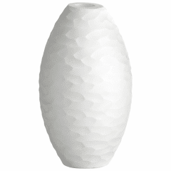 Cyan Small Meringue Vase - White - 07324