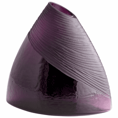 Cyan Small Mount Amethyst Vase - Purple - 07336