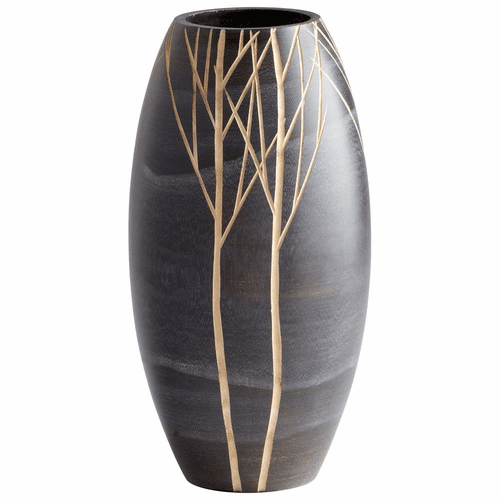 Cyan Small Onyx Winter Vase - Black - 06023