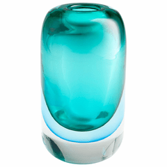 Cyan Small Ophelia Vase - Blue - 10303
