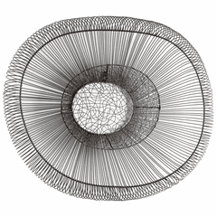 Cyan Small Pardo Wall Decor - Graphite - 05641